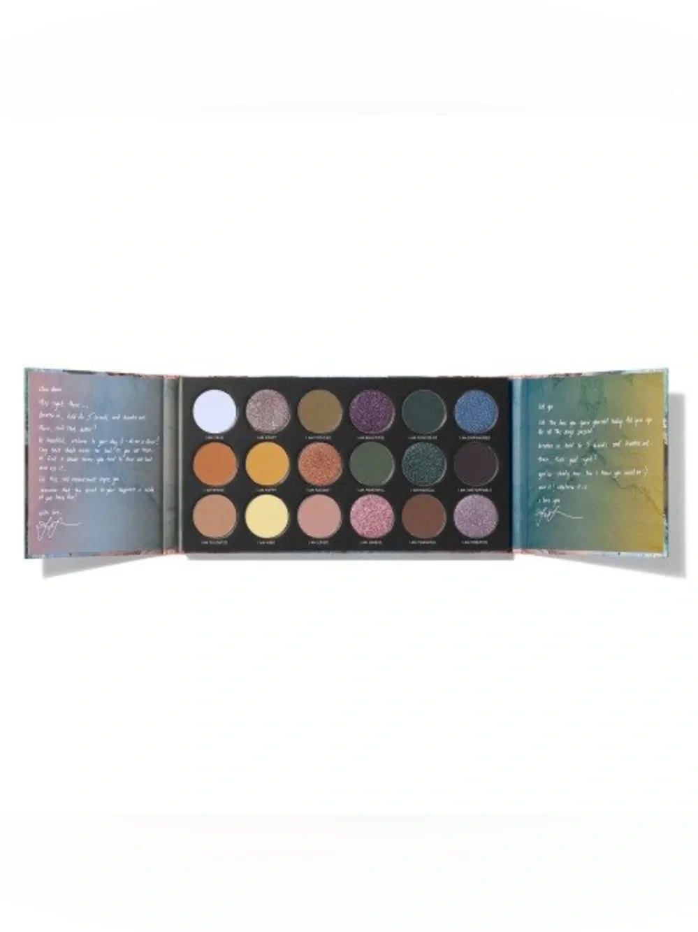 Morphe Ashley Strong Eyeshadow Palette - Marble Pink‎ & Teal